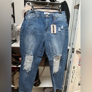 Medium wash jeans